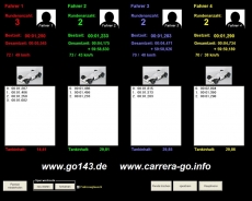 Zeitnahme für Carrerabahn mit Fahrradantrieb